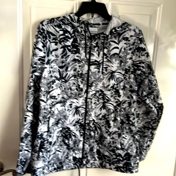 Columbia Ladies Small wind breaker/rain jacket Floral - Picture 1 of 8
